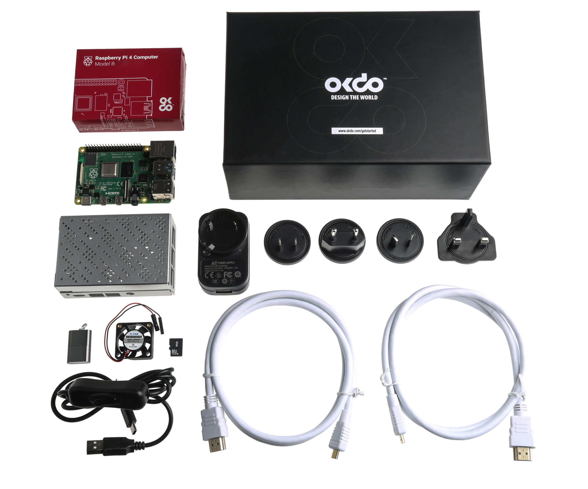 OKdo Raspberry Pi 4  8 GB Starter Kit
