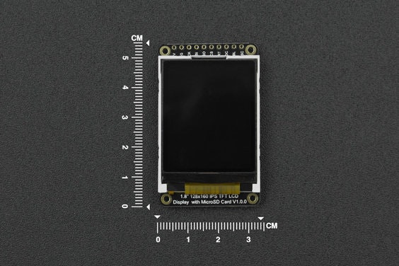 Fermion: 1.8" 128x160 IPS TFT LCD Display with MicroSD Card Slot (Breakout)