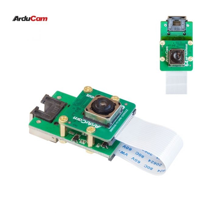 Arducam 64MP Camera and Cable Extension Kit for Raspberry Pi