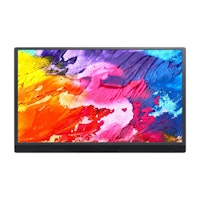 15.6inch Monitor with Stand, Thin and Light Design, IPS screen, 1920 × 1080 Full HD, 100%sRGB High Color Gamut