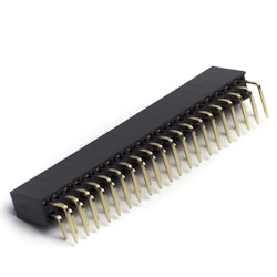 Female 40-pin 2x20 right-angle HAT header