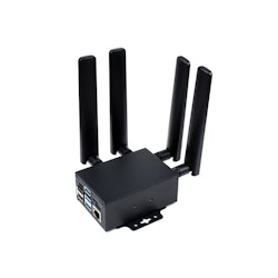 SIM8202G-M2 5G HAT for Raspberry Pi, quad antennas 5G NSA, multi-band, 5G/4G/3G, with case