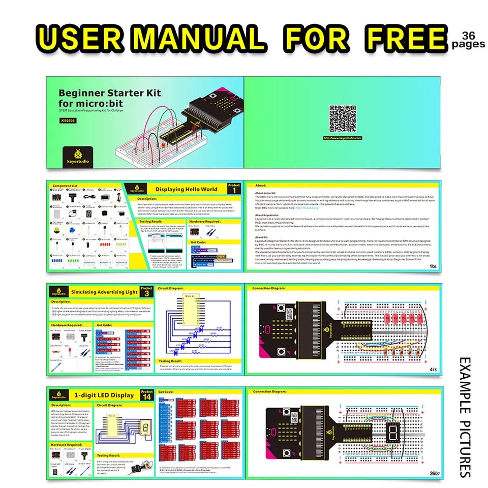 Micro:bit beginner starter kit for teacher and students