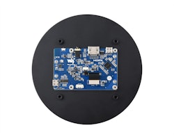 5inch HDMI Round Touch Display, 1080 × 1080, IPS, 10-Point Touch, Optical Bonding Toughened Glass Panel