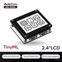 Pico4ML-Pro TinyML Plug-n-Play RP2040 Dev Kit, Multiple SPI Camera Adapter