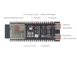 ESP32-S3 soldered with N8R2