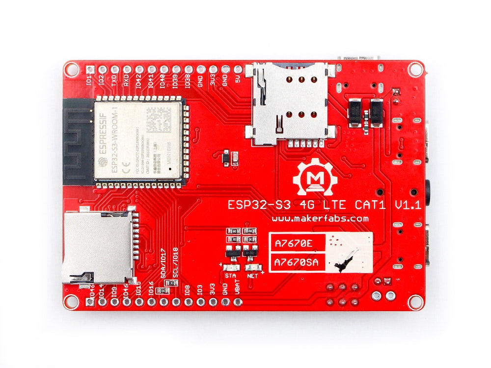 ESP32 4G LTE CAT1 A7670E