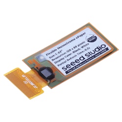 1.02" Flexible Monochrome ePaper Display with 128x80 Pixels, SPI interface, Support XIAO/Arduino/STM32