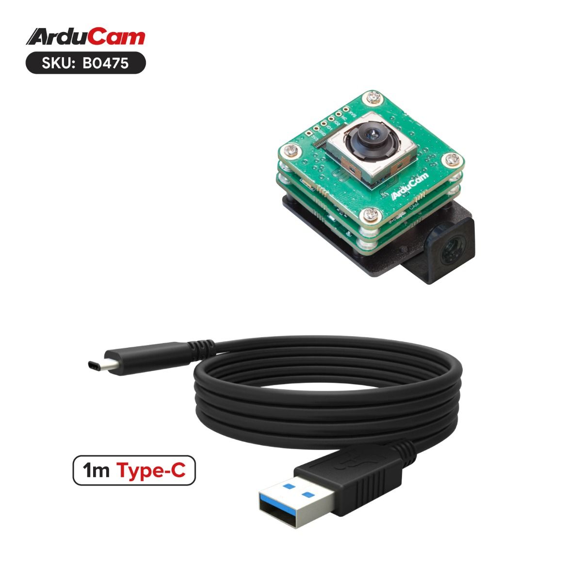Arducam 64MP Motorized Focus USB 3.0 Camera Module