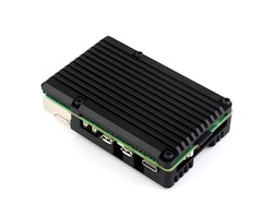 Aluminium Alloy Case (H) for Raspberry Pi 5 With Temperature-Controlled Blower Fan