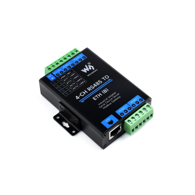 4-Ch RS485 to RJ45 Ethernet Serial Server