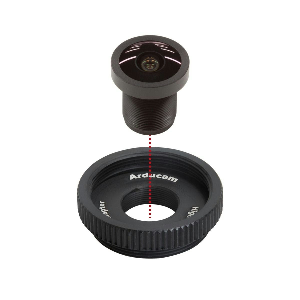 Arducam 1/1.8'' 4K 3.6mm Wide Angle M12 Lens