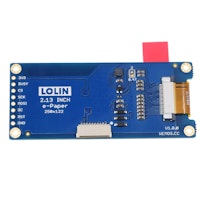 Tri-Color ePaper 2.13 Shield for LOLIN D1 mini