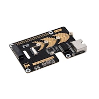 PCIe To ETH And M.2 Adapter for Raspberry Pi 5 5Gbps Data Rate, High-speed Reading/Writing, Raspberry Pi 5 NVMe HAT