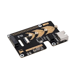 PCIe To ETH And M.2 Adapter for Raspberry Pi 5 5Gbps Data Rate, High-speed Reading/Writing, Raspberry Pi 5 NVMe HAT