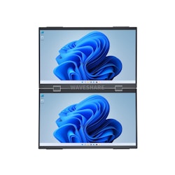 15.6" Dual-Screen Portable Monitor with 1080p, 100% sRGB, and Hi-Fi Speakers