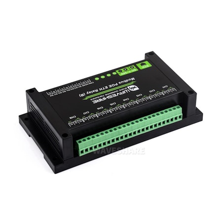 8-ch Ethernet Relay Module (B) With Digital Input, Modbus RTU/Modbus TCP Protocol, PoE Port Communication