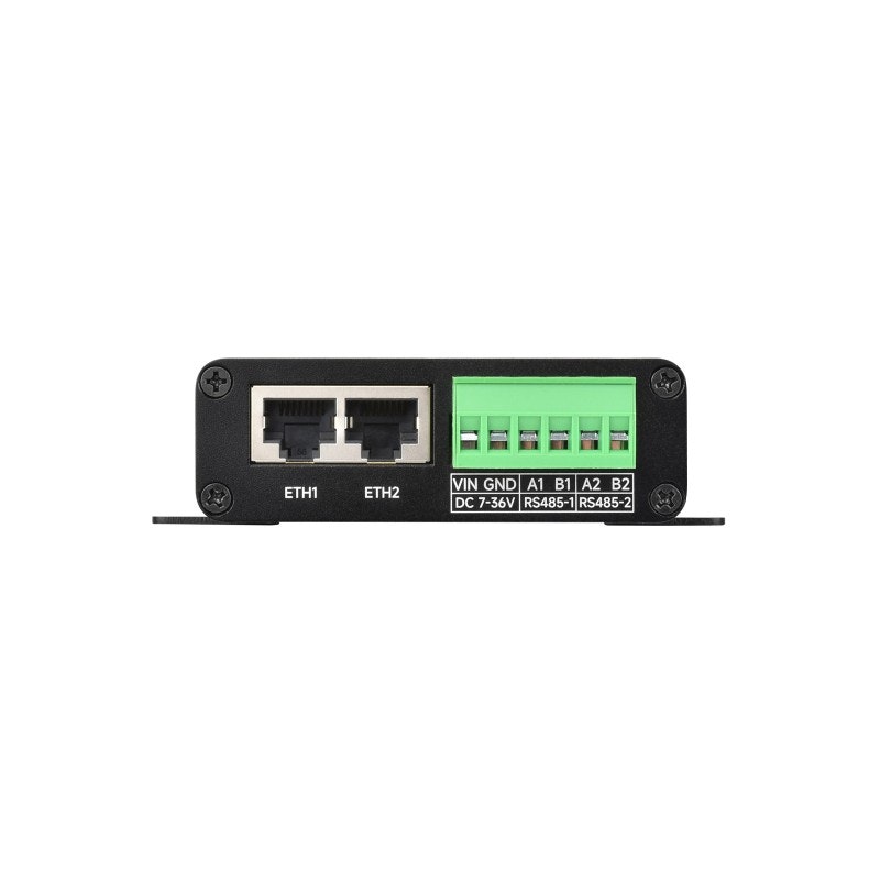 8-Channel RS485-to-Ethernet Serial Server | Independent Channels, Rail-Mount Industrial Isolated Module | PoE