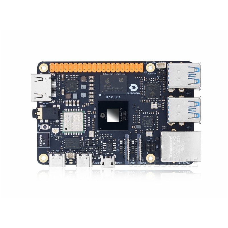 D-Robotics RDK X5 Dev Board – Sunrise 5, Octa-Core A55, 10 TOPS, 8GB RAM basic kit