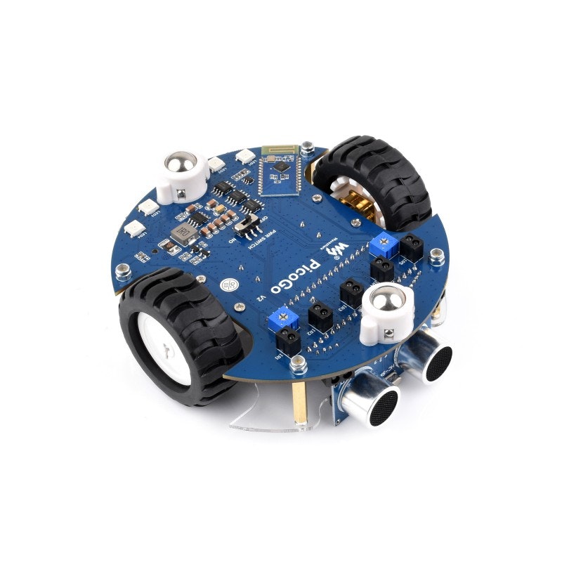 Pico2Go Robot: RP2350-Plus Based, Object tracking & Remote Control