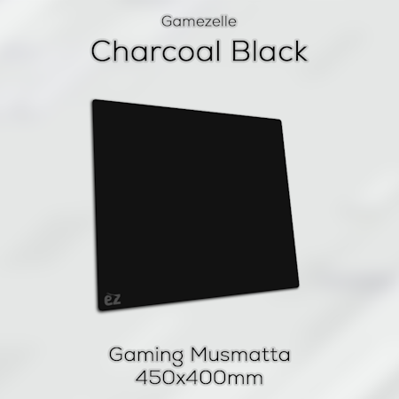 Gamezelle Charcoal Black Gaming Musmatta (450x400mm)