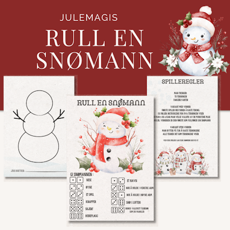 Rull en snømann