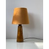 Gunnar Nylund Chamotte Lamp in Mustard by Rörstrand. 1940s.