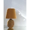 Gunnar Nylund Stoneware "Chamotte" Table Lamp Mustard for Rörstrand