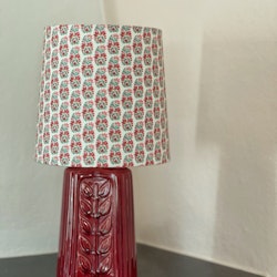 Gunnar Nylund Red Stoneware Table Lamp for Rörstrand.1960s.