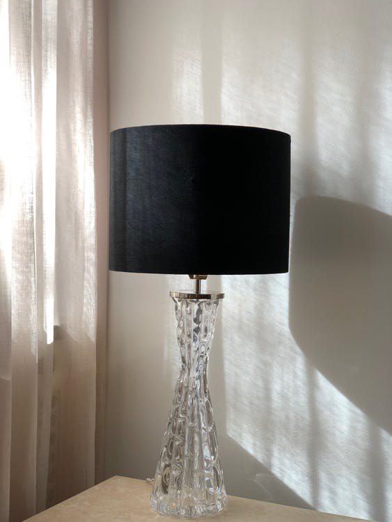 Orrefors Crystal Table Lamp RD-1477 by Carl Fagerlund, large size