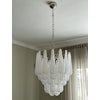 Murano Glass Chandelier 'Drop'. Small size - adjustable height.