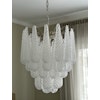 Murano Glass Chandelier 'Drop'. Small size - adjustable height.