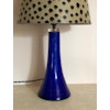 Mid-century Glass Table Lamp by Hyllinge. 1960s.