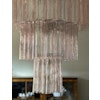 Pink Murano Chandelier Tubular XXL PLUS