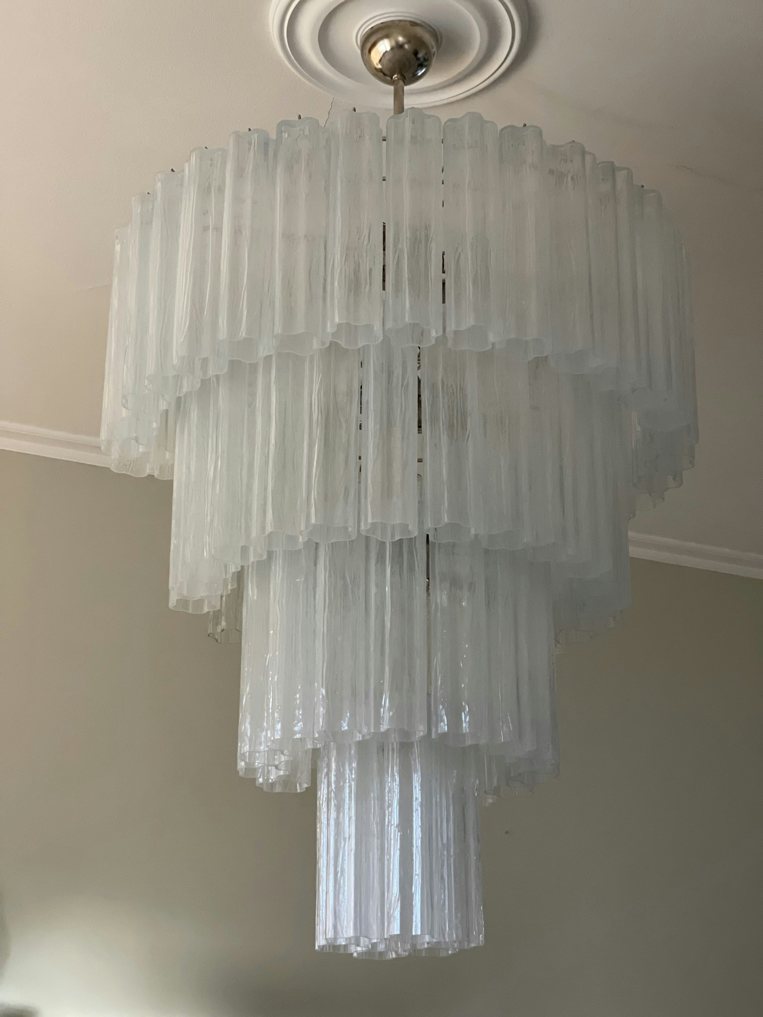 Murano Tubular White XXL PLUS (30 cm prisms)