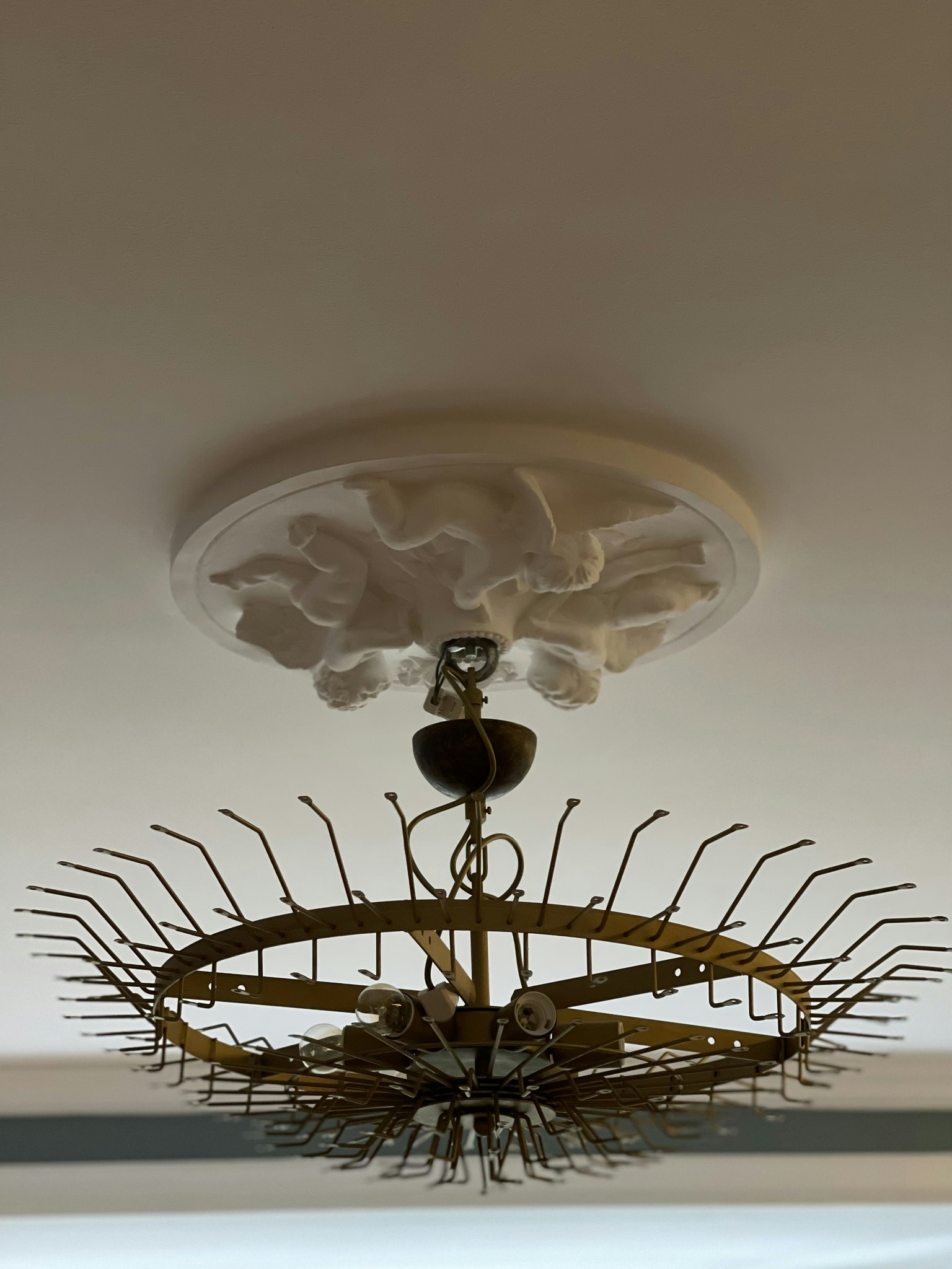 Murano Chandelier 'the Flying Saucer' [90 cm].