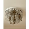 Murano Flush Mount 'Luna' - mixed colors