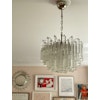 Murano Crystal Chandelier ’Centi’. Medium size.