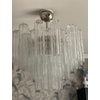 Murano Chandelier with Tube Formed Prisms