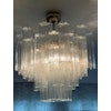 Murano Chandelier with Tube Formed Prisms