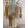 Murano Glass Chandelier 'Tubular'. Small size. Tutti Frutti