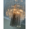 Murano Chandelier 'Tubular'. Medium Size. Mixed Glasses.