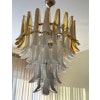 Murano Chandelier - Mazzega Style - XL - Mixed Prisms.