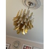 Murano Chandelier in the style of Mazzega in Amber - Large size.