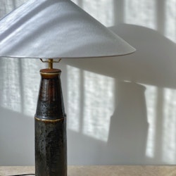 Carl-Harry Stålhane Large Stoneware Table Lamp for Rörstrand. 1960s.