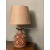 Italian Brown Ceramic Table Lamp. 1960s.