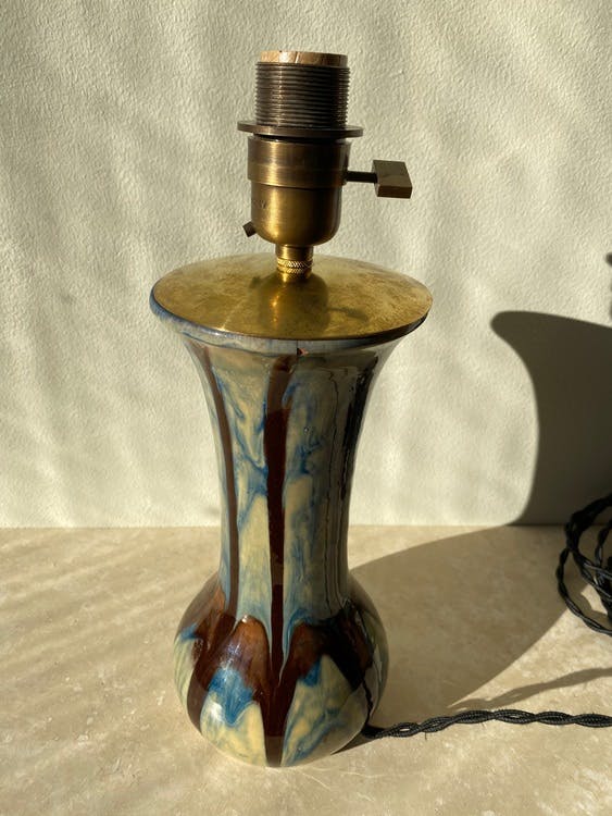Upsala-Ekeby Art Deco Ceramic Table Lamp. 1910s.