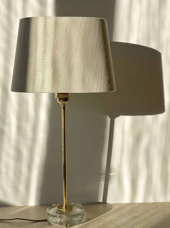 Falkenbergs Belysning Brass Table Lamp Model 6275. 1960s.