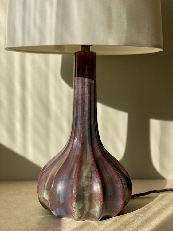 Michael Andersen Stoneware Table Lamp. 1960s.