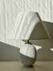Gunnar Nylund Large Chamotte Stoneware Table Lamp. 1950s.